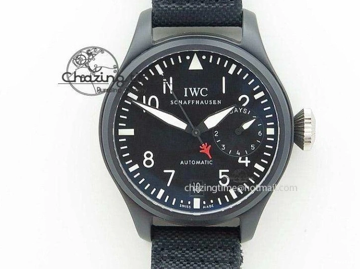 MIROTIME 0209 Mark XVIII IW328101 Blue Ceramic M+F 1:1 Best Edition Blue Dial on Blue Nylon Strap A Efficient 7066